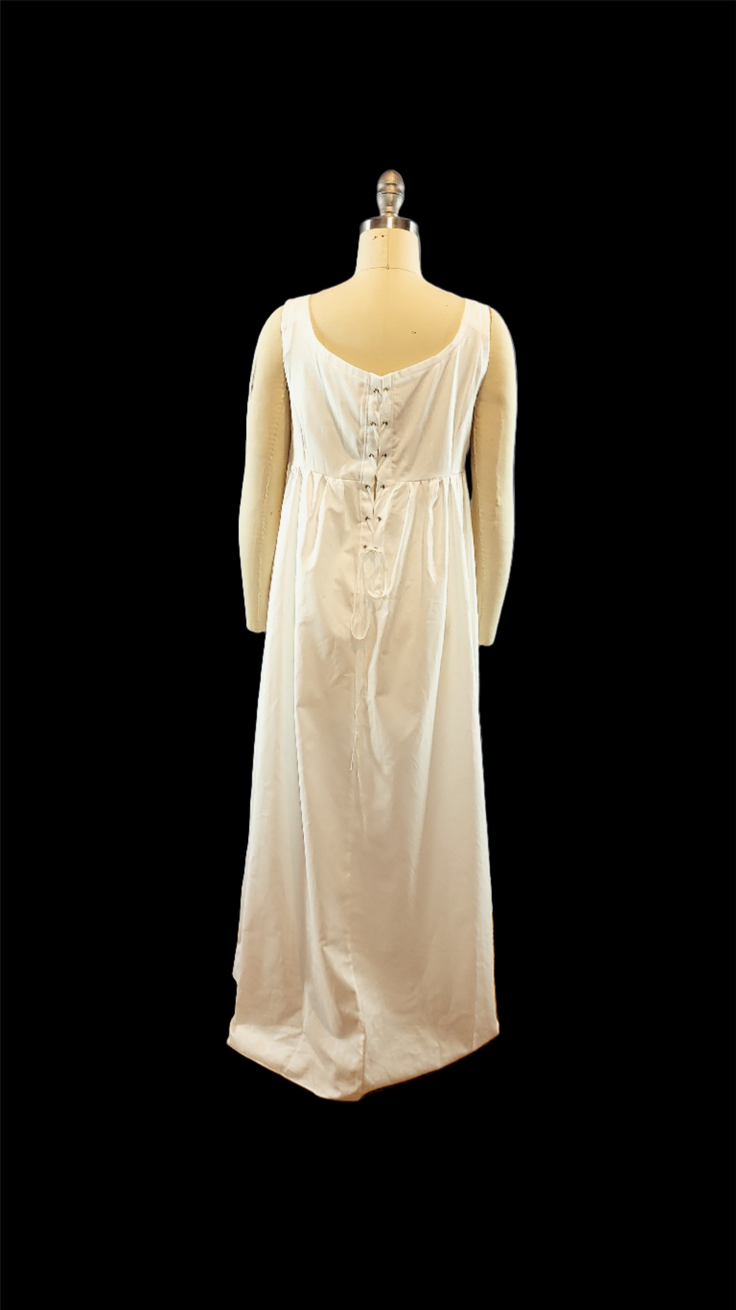 Fitted A line Regency Chemise Undergarment in Silk, Cotton, or Linen