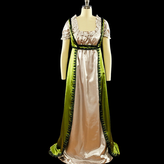 Regency Inspired Ball Gown with Train