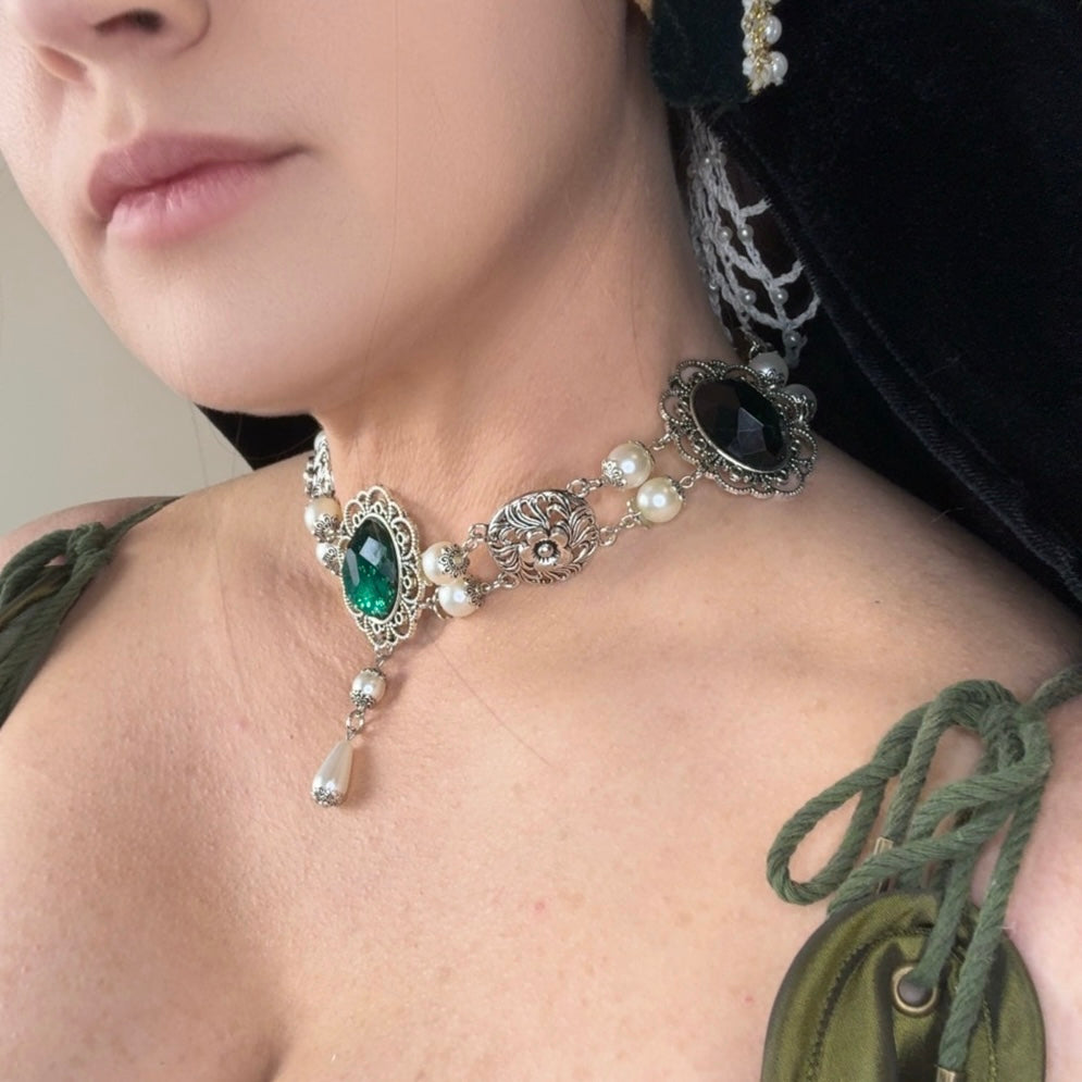 The Anne of Austria - Renaissance Tudor Style Necklace