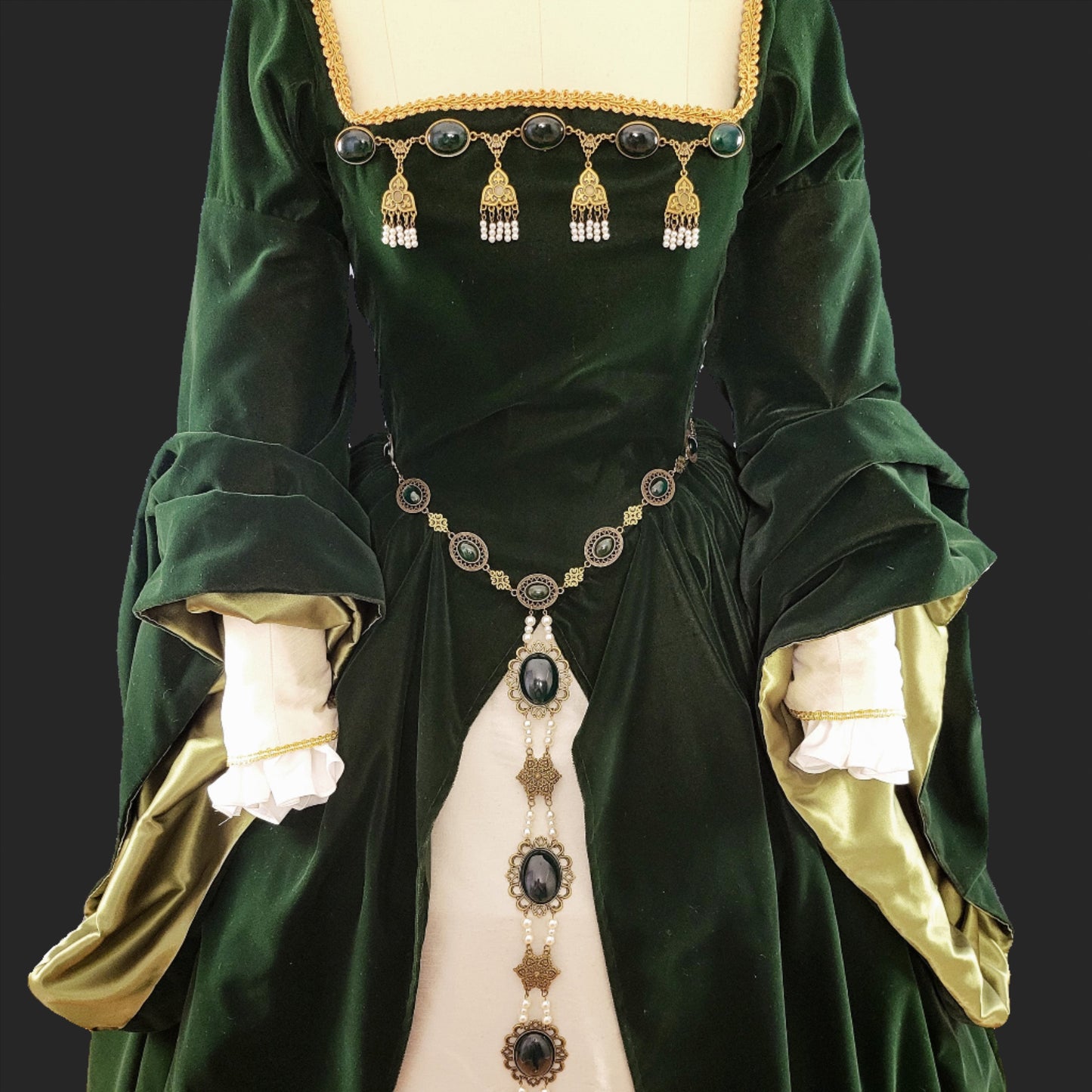 Velvet Tudor Style Gown