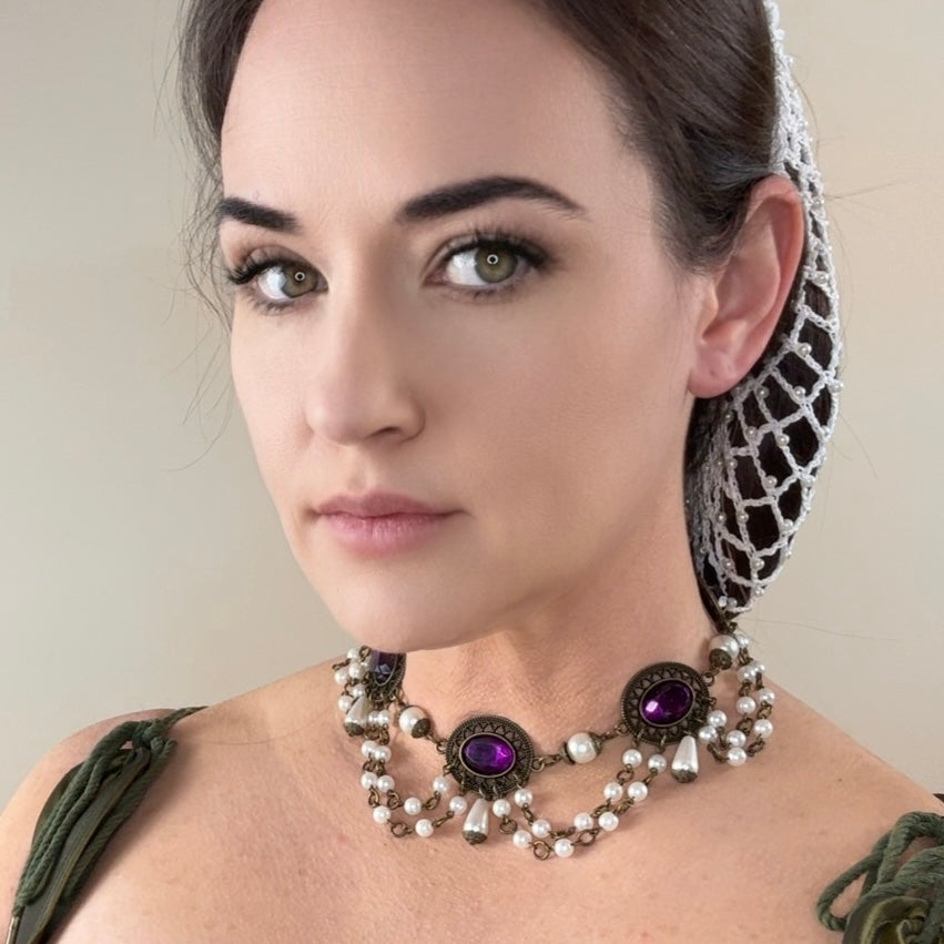 The Anne of Cleaves - Renaissance Tudor Style Necklace