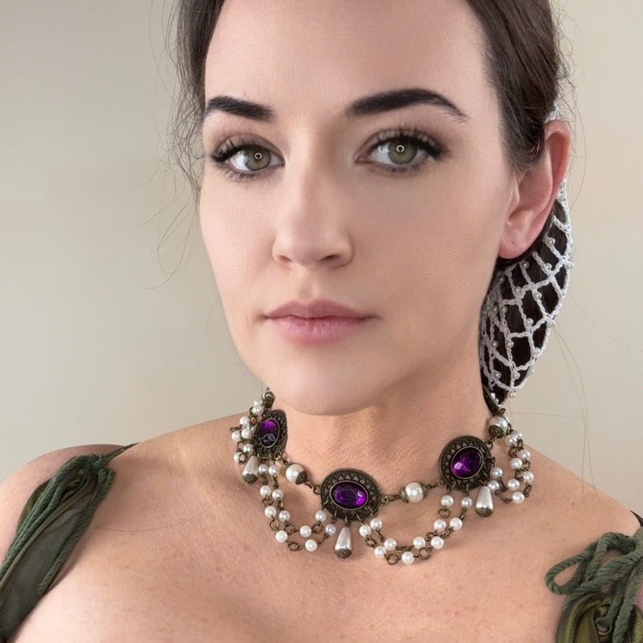 The Anne of Cleaves - Renaissance Tudor Style Necklace