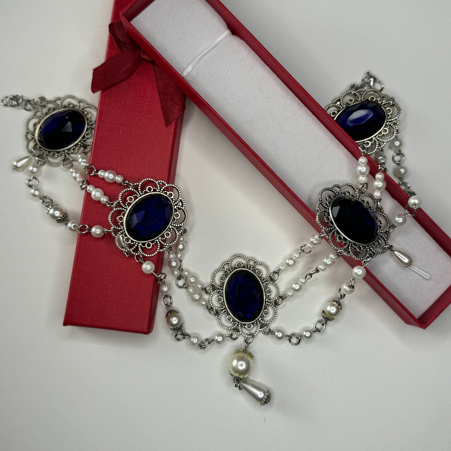 The Marguerite de Navarre - Renaissance Tudor Style Necklace