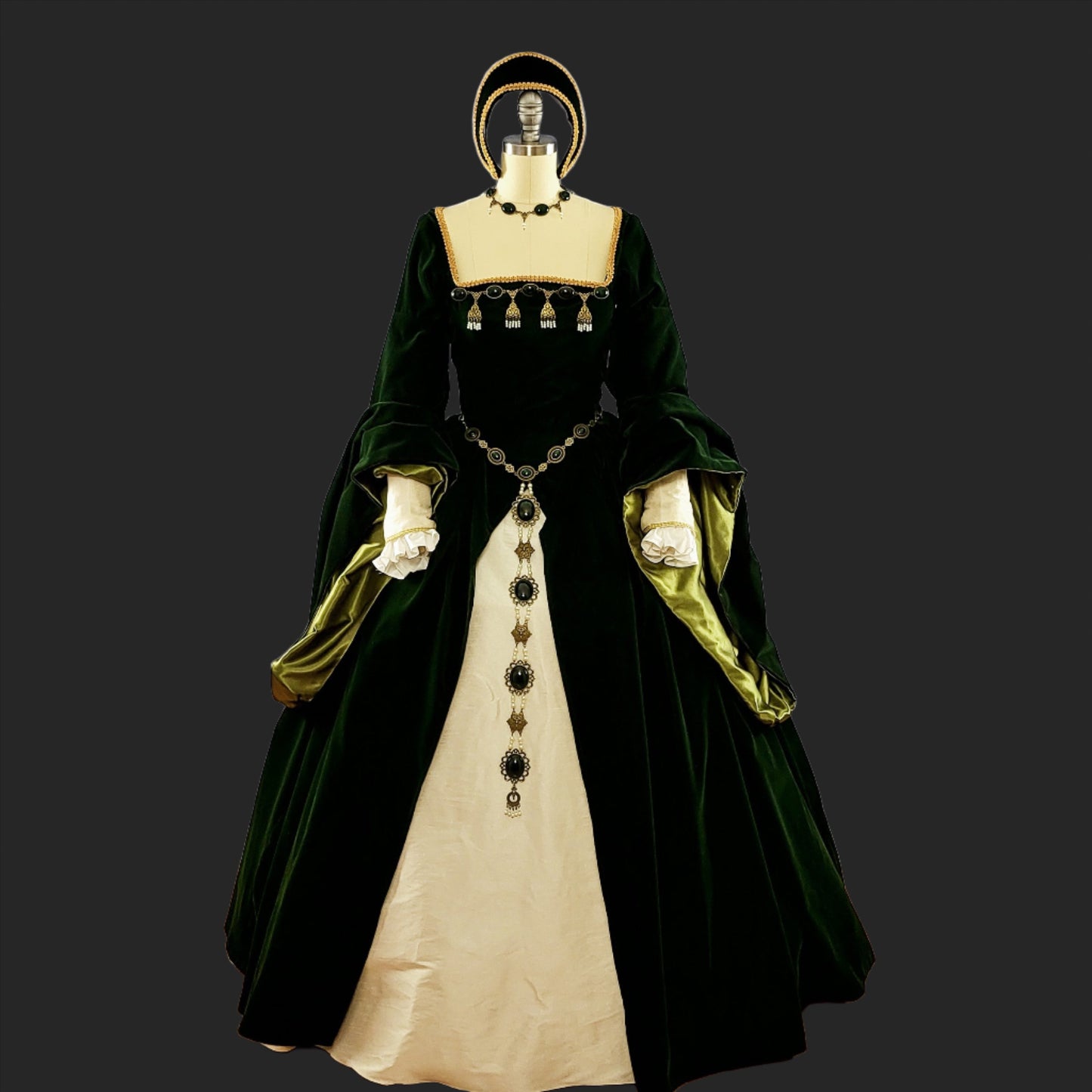 Velvet Tudor Style Gown