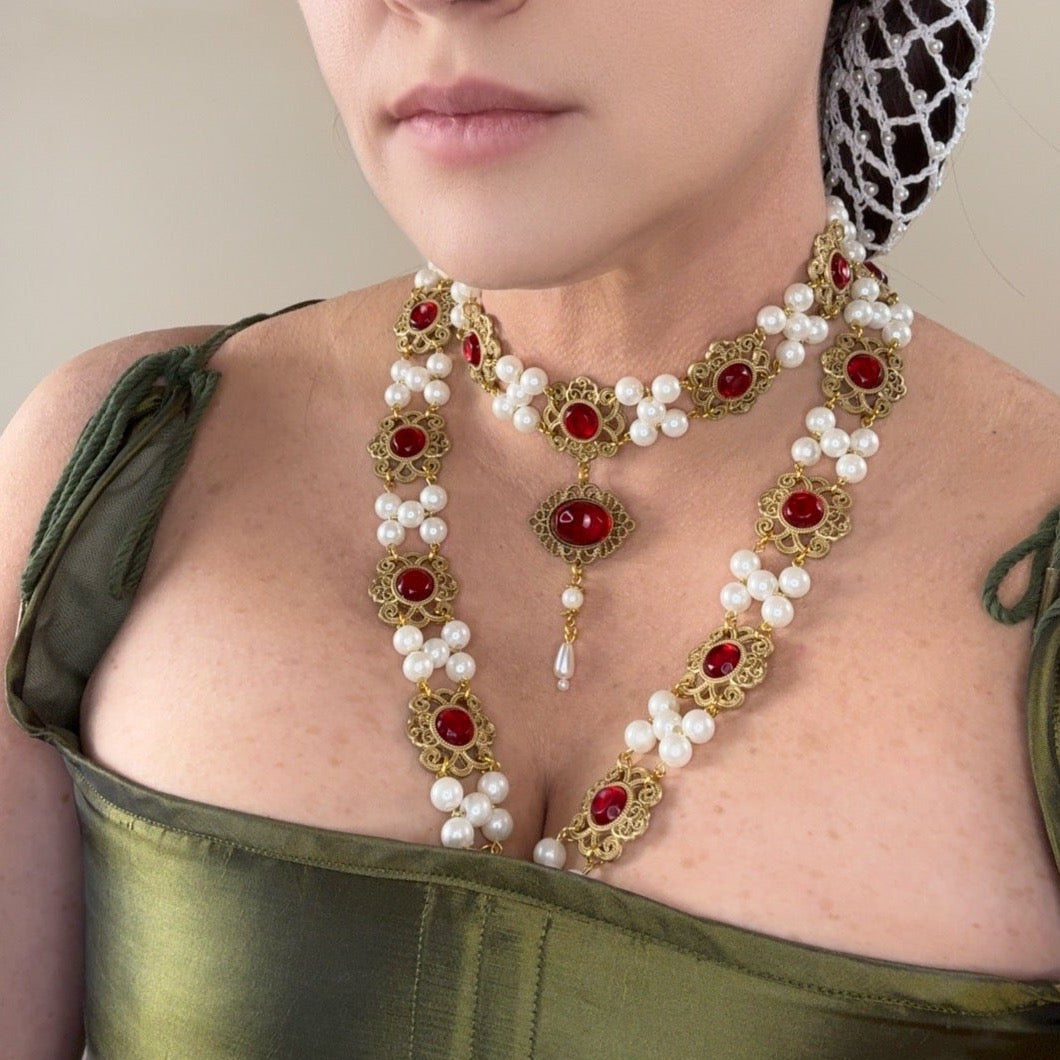 The Catherine Howard - Renaissance Tudor Style Necklace