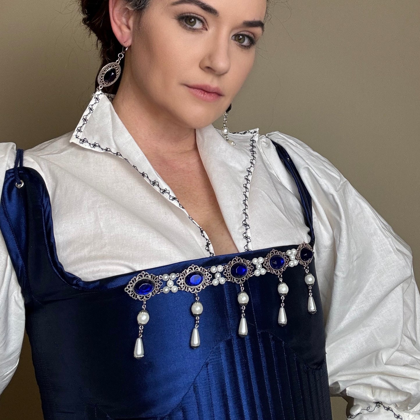 The Frances - Renaissance Tudor Style Bodice Jewelry