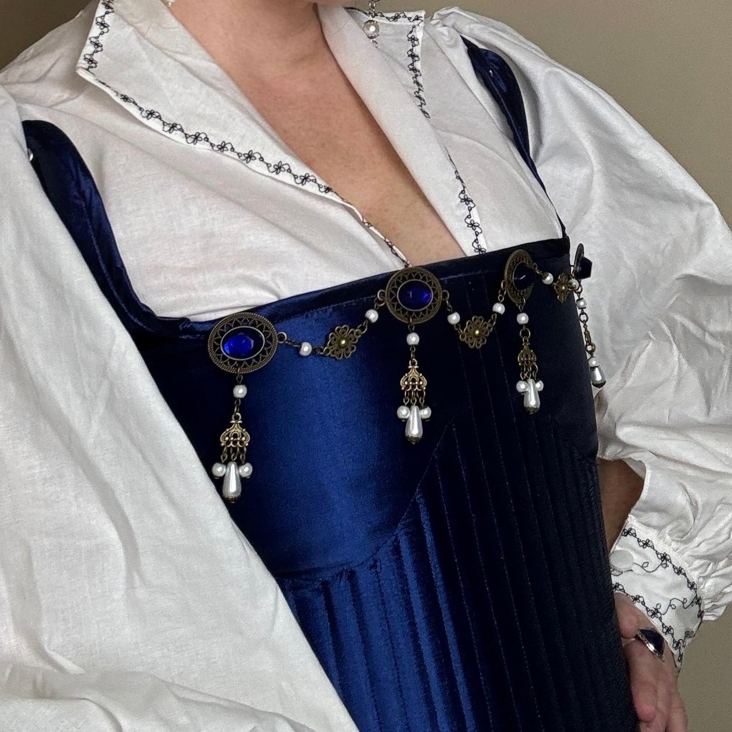 The Joan - Renaissance Tudor Style Bodice Jewelry