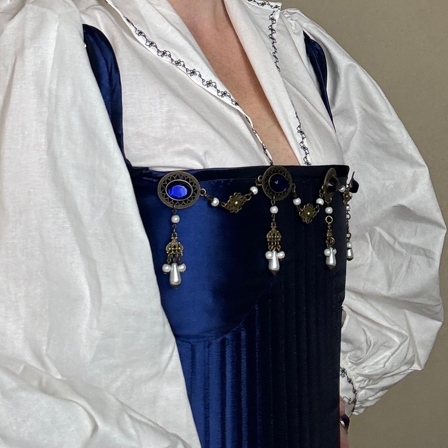 The Joan - Renaissance Tudor Style Bodice Jewelry