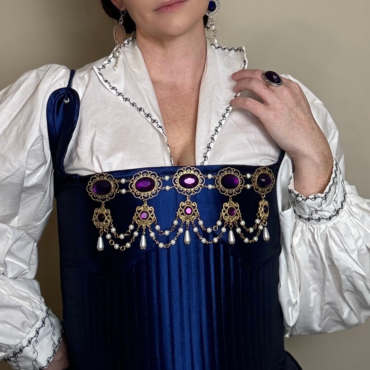 The Margery - Renaissance Tudor Style Bodice Jewelry