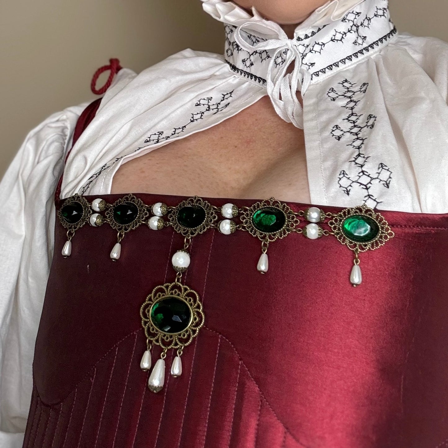 The Phillippa - Renaissance Tudor Style Bodice Jewelry