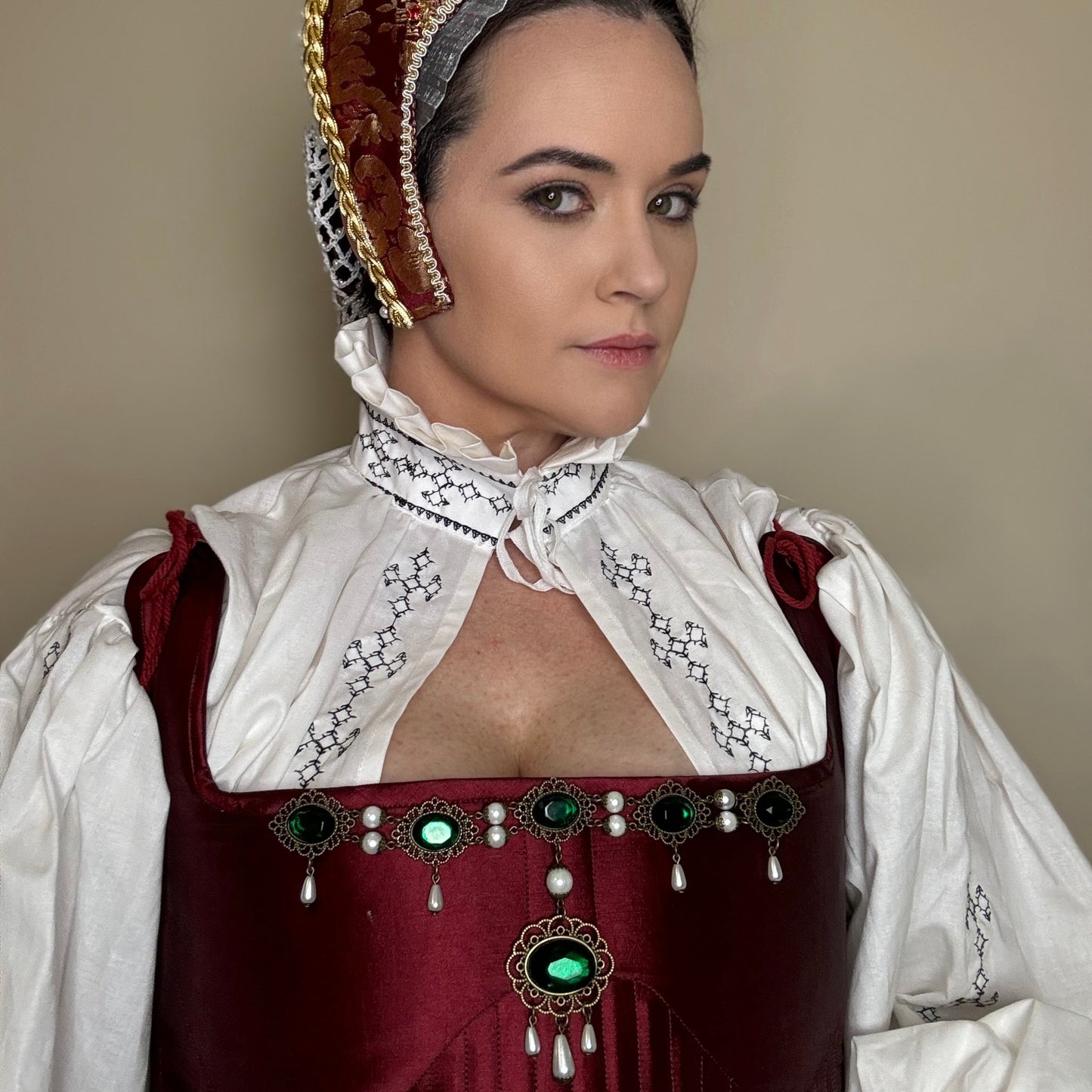 The Phillippa - Renaissance Tudor Style Bodice Jewelry