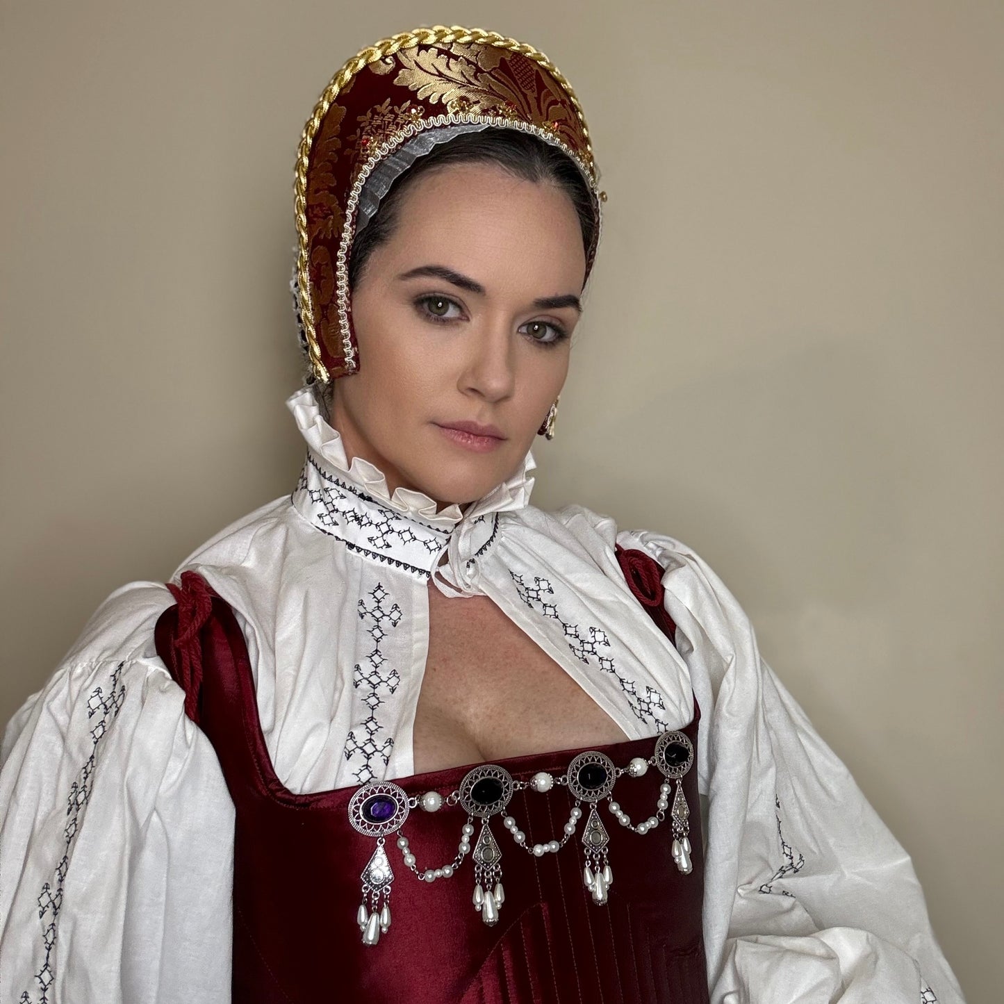 The Constance - Renaissance Tudor Style Bodice Jewelry