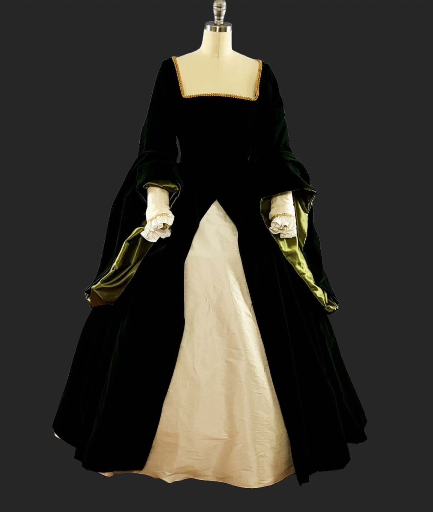 Velvet Tudor Style Gown