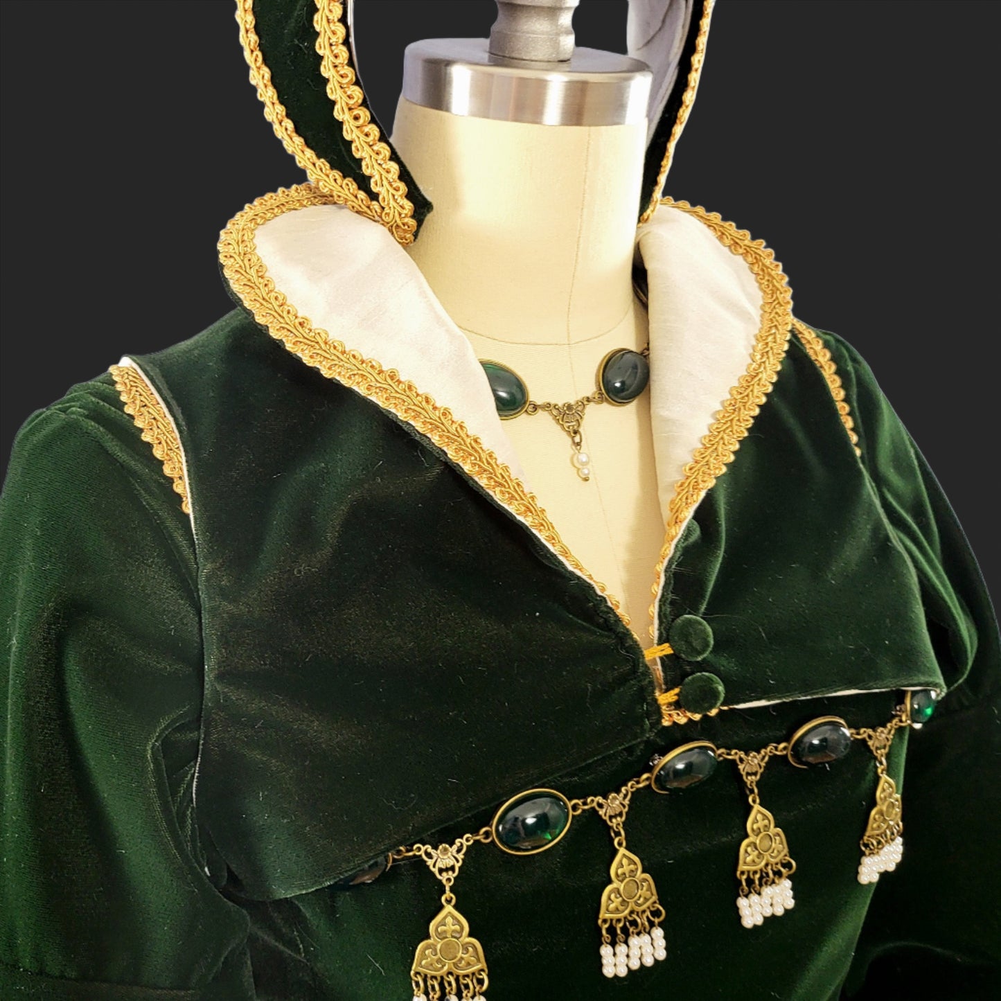 Velvet Tudor Style Gown